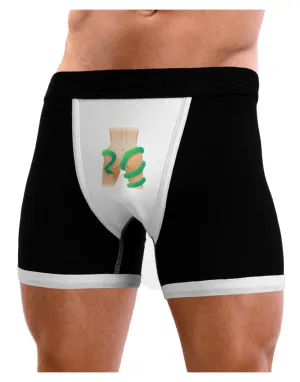 Lady Anaconda Design Medium Mens Boxer Brief Underwear